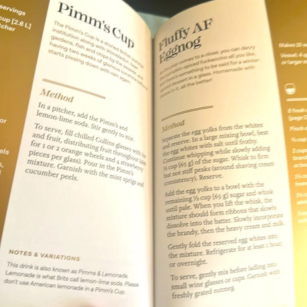Classy AF cocktail 🍸 🍹 recipe book NEW!